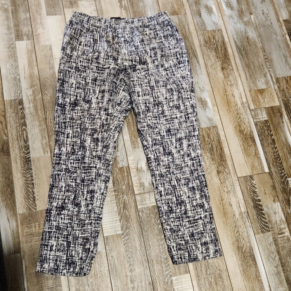 Wildfang Black and White Patterned Pants